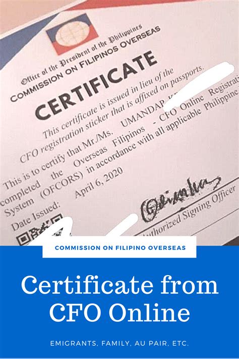manila cfo|cfo certificate philippines.
